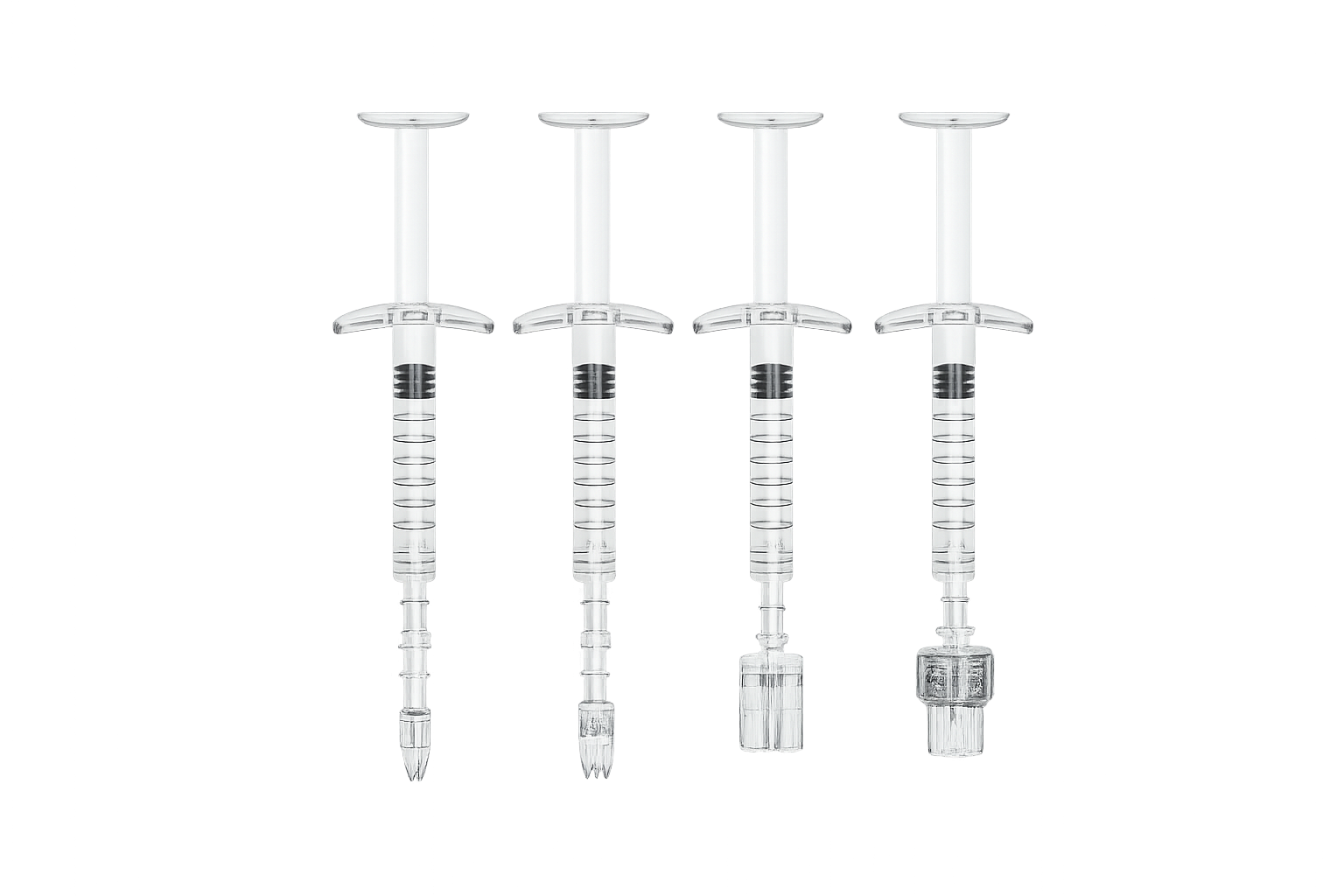 HYCOOX와 함께 사용하는 CRYSTAL NEEDLE 주사기 라인업